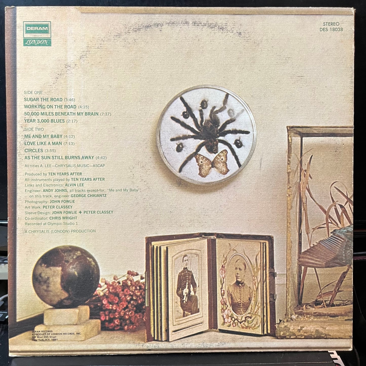 Ten Years After - Cricklewood Green (VINYL LP DERAM DES 18038 1970) | USED Near Mint (NM or M-) Very Good Plus (VG+)--