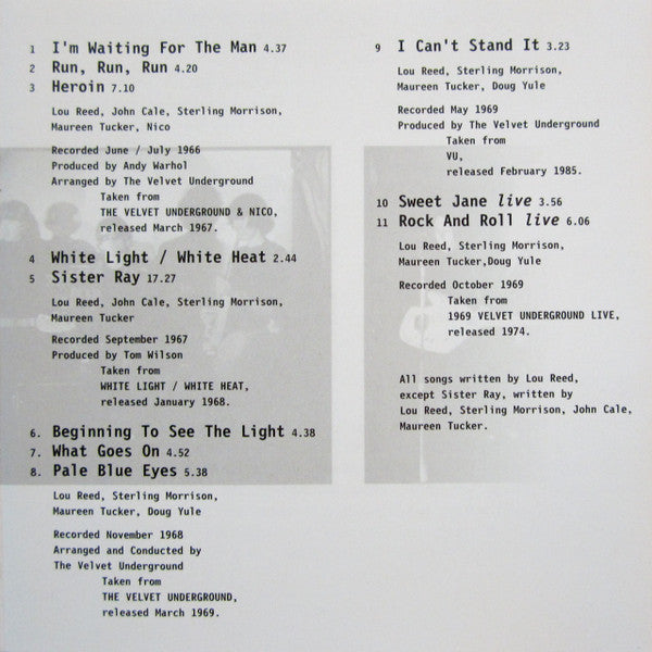 The Velvet Underground - The Best Of The Velvet Underground (CD) | Near Mint (NM) Near Mint (NM)--