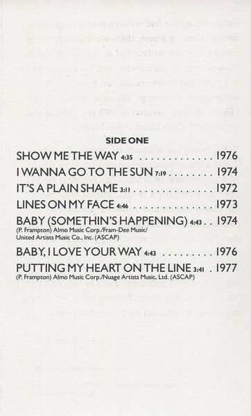 Peter Frampton - Classics Volume 12 *CASSETTE* | Near Mint (NM) Near Mint (NM)--
