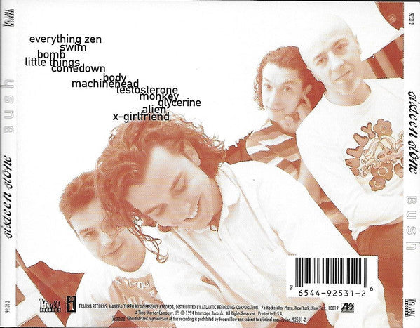 Bush - Sixteen Stone (CD) | Near Mint (NM) Near Mint (NM)-