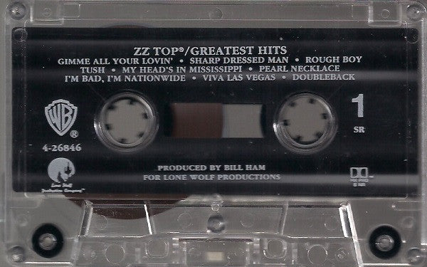 ZZ Top - Greatest Hits (CASSETTE) | Near Mint (NM or M-) Excellent (EX)--