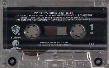 ZZ Top - Greatest Hits (CASSETTE) | Near Mint (NM or M-) Excellent (EX)--