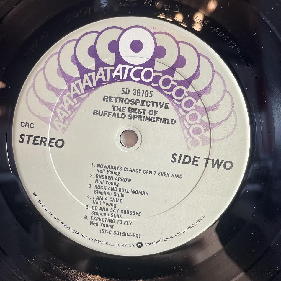 Buffalo Springfield - Retrospective - The Best Of Buffalo Springfield (VINYL) | Near Mint (NM) Excellent+ (EX+)--