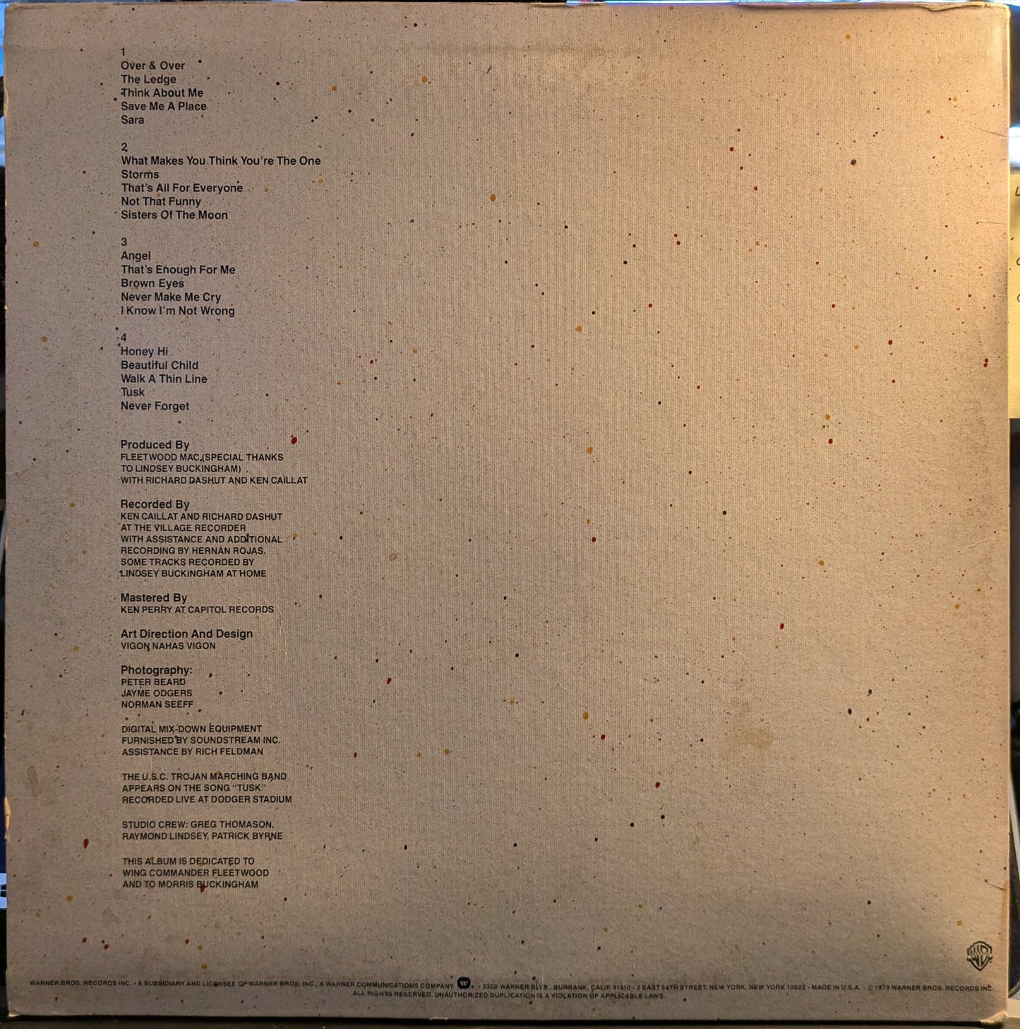 Fleetwood Mac - Tusk (2xVINYL) | Near Mint (NM) Near Mint (NM)-