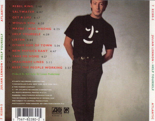 Julian Lennon - Help Yourself (CD) | Near Mint (NM) Near Mint (NM)--