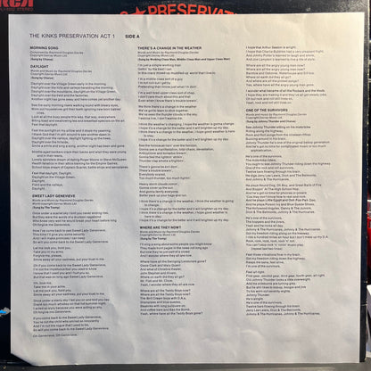 The Kinks - Preservation Act 1 | Near Mint (NM) Excellent (EX)-