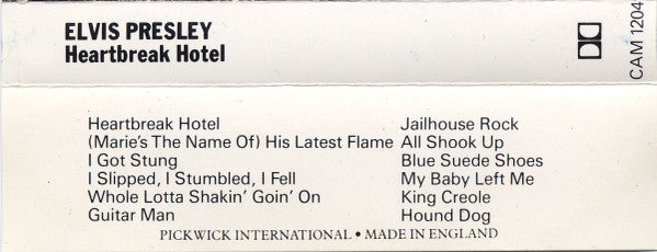 Elvis Presley - Heartbreak Hotel *CASSETTE* | Near Mint (NM) Excellent (EX)--