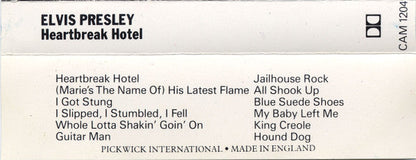 Elvis Presley - Heartbreak Hotel *CASSETTE* | Near Mint (NM) Excellent (EX)--
