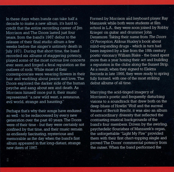 The Doors - The Very Best Of The Doors (CD CANADA) | Near Mint (NM) Near Mint (NM)--