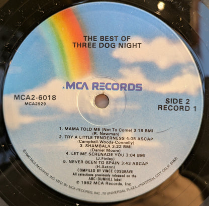 Three Dog Night - The Best Of Three Dog Night (2xVINYL) | Near Mint (NM) Excellent (EX)-