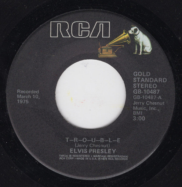 Elvis Presley - T-R-O-U-B-L-E / Mr. Songman | Near Mint (NM) Near Mint (NM)--