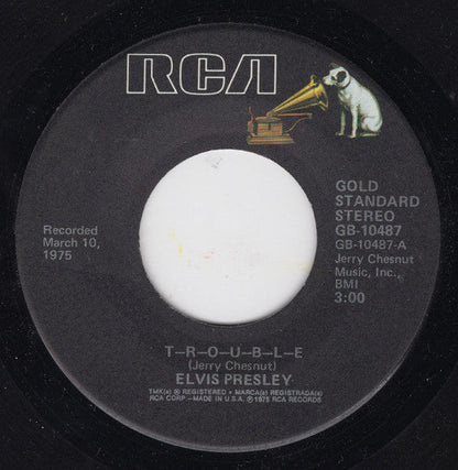 Elvis Presley - T-R-O-U-B-L-E / Mr. Songman | Near Mint (NM) Near Mint (NM)--