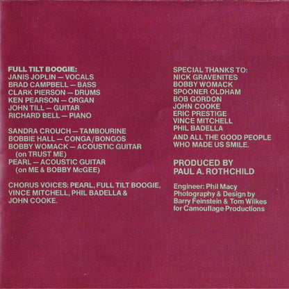 Pearl (CD) | Near Mint (NM) Near Mint (NM)--
