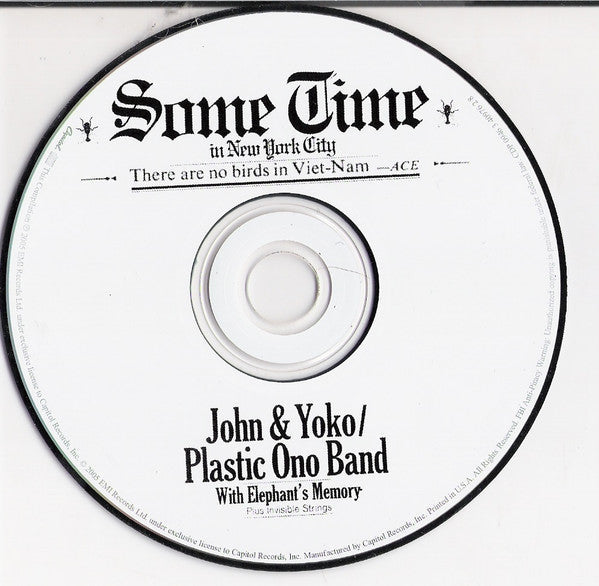 John Lennon & Yoko Ono - Some Time In New York City *CD* | Near Mint (NM) Near Mint (NM)-