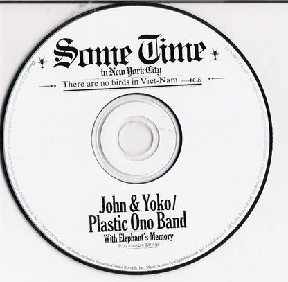 John Lennon & Yoko Ono - Some Time In New York City *CD* | Near Mint (NM) Near Mint (NM)-