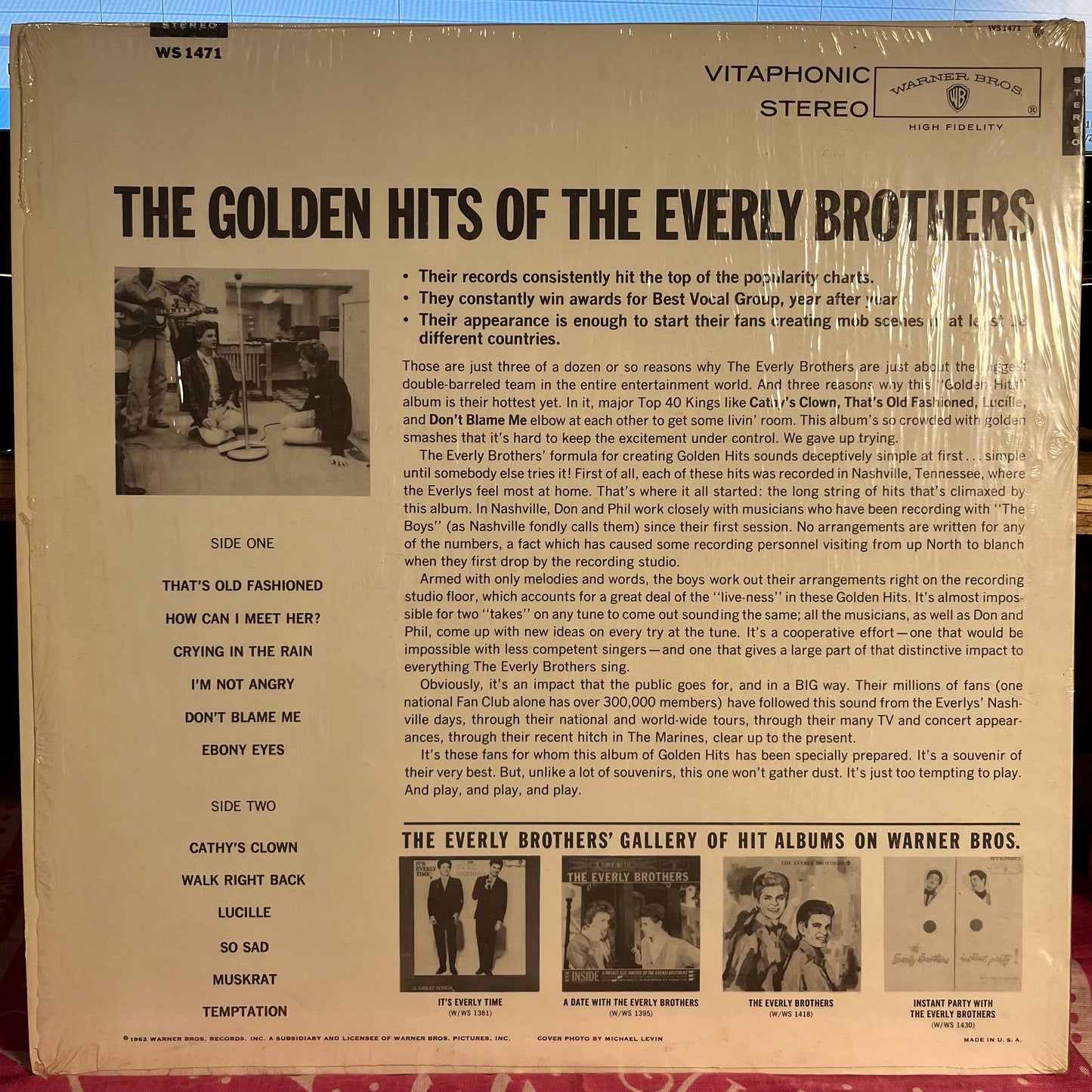 Everly Brothers - The Golden Hits Of The Everly Brothers *SHRINK / WINCHESTER* | Near Mint (NM) Near Mint (NM)-