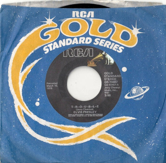 Elvis Presley - T-R-O-U-B-L-E / Mr. Songman | Near Mint (NM) Near Mint (NM)--