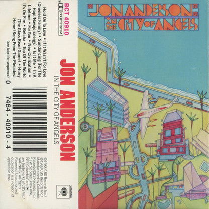 Jon Anderson - In The City Of Angels (CASS) | Near Mint (NM) Near Mint (NM)--