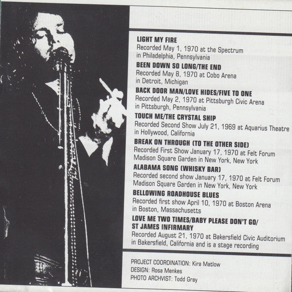 The Doors - Bright Midnight: Live In America (CD) | Mint (M) Mint (M)-