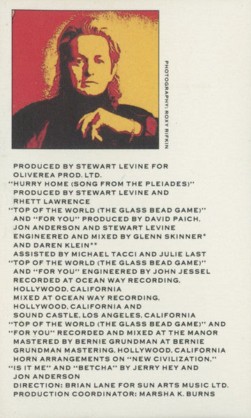 Jon Anderson - In The City Of Angels (CASS) | Near Mint (NM) Near Mint (NM)--