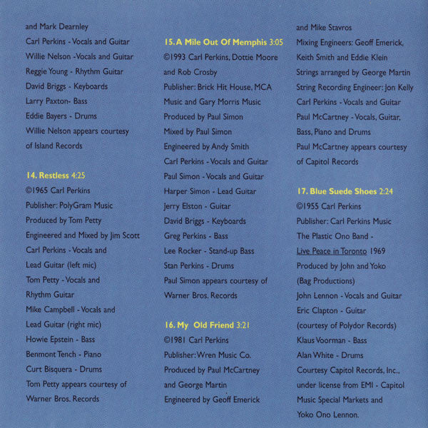 Carl Perkins - Go Cat Go (CD) | Near Mint (NM) Near Mint (NM)-