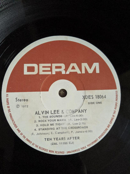Ten Years After - Alvin Lee & Company *CJ - JACKSONVILLE* | Near Mint (NM) Excellent (EX)--