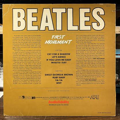 The Beatles - First Movement (VINYL) | Near Mint (NM or M-)--