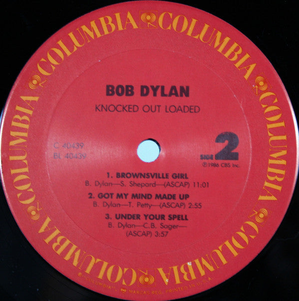 Bob Dylan - Knocked Out Loaded | Near Mint (NM) Near Mint (NM)-