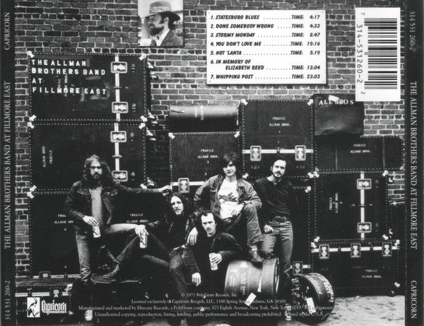 The Allman Brothers Band - The Allman Brothers Band At Fillmore East (CD) | Near Mint (NM) Near Mint (NM)--