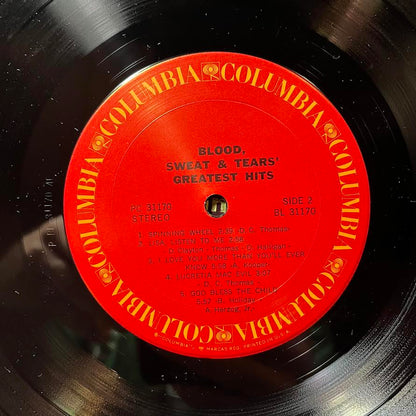 Blood, Sweat & Tears Greatest Hits (VINYL) | Near Mint (NM) Excellent (EX)--
