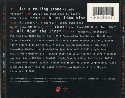 The Rolling Stones - Like A Rolling Stone (CD) | Near Mint (NM) Near Mint (NM)--