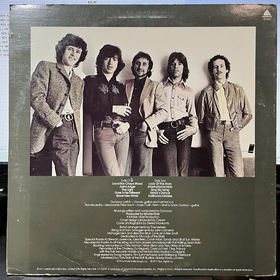 Donovan - Donovan (VINYL) | Near Mint (NM) Excellent (EX)-