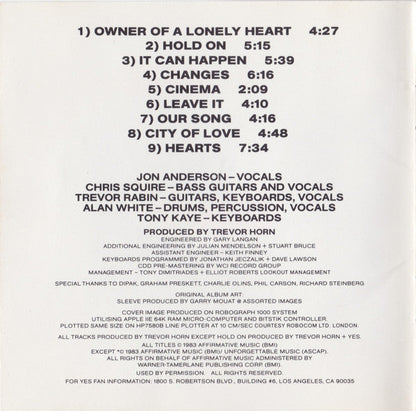 Yes - 90125 | Near Mint (NM) Near Mint (NM)-