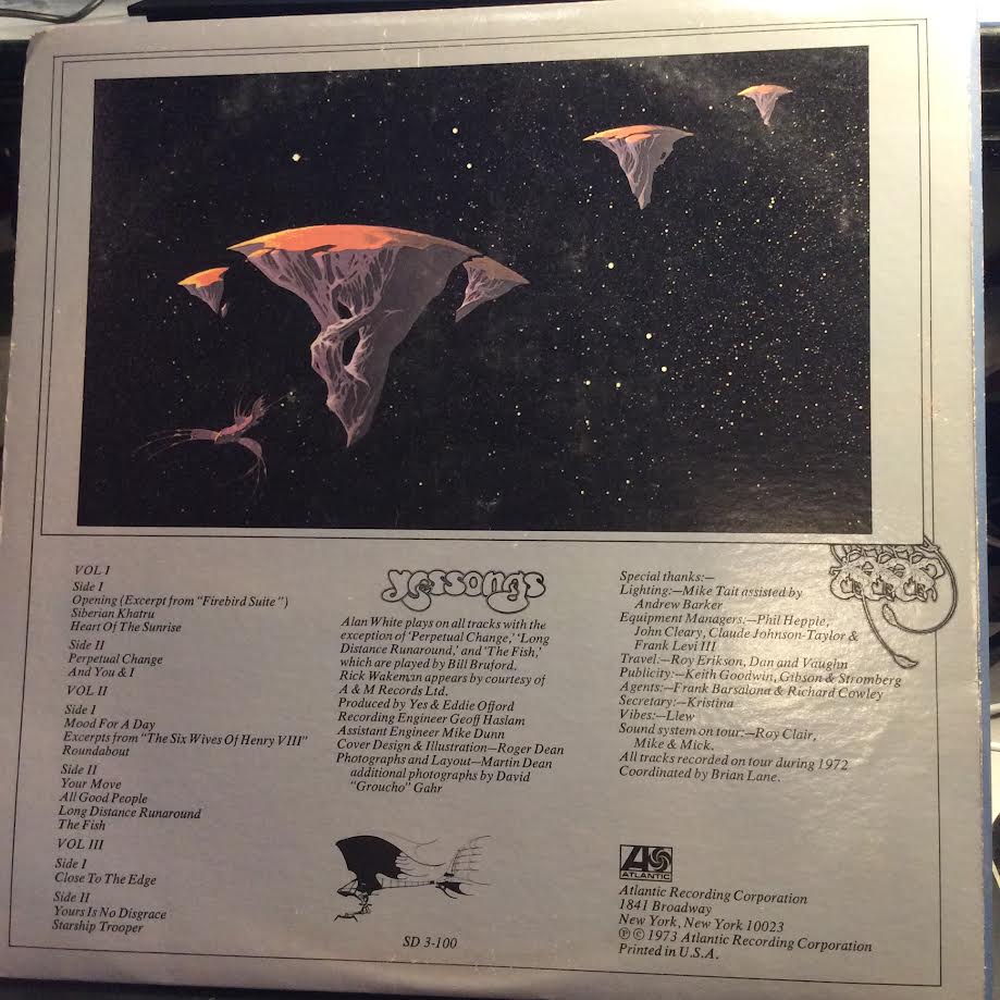 Yes - Yessongs (3xVINYL) | Near Mint (NM) Excellent (EX)-