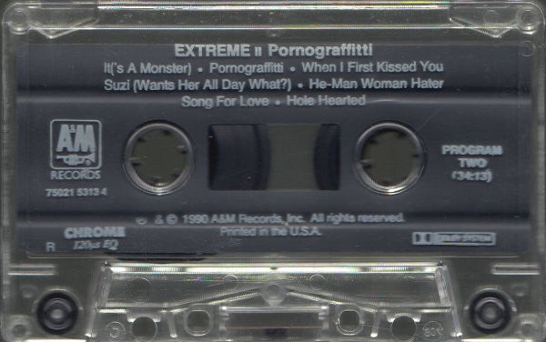Extreme (2) - Extreme II: Pornograffitti *CASSETTE* | Near Mint (NM) Near Mint (NM)--