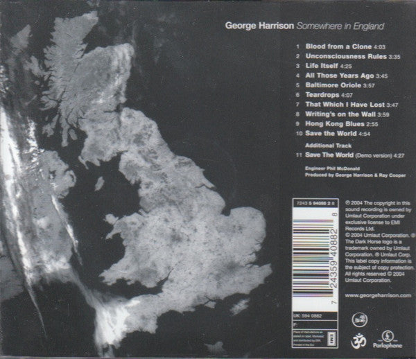 George Harrison - Somewhere In England (cd) | Near Mint (NM) Near Mint (NM)--