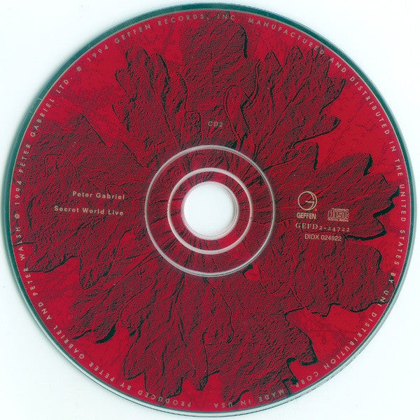 Peter Gabriel - Secret World Live (2xCD) | Near Mint (NM or M-) Near Mint (NM)--
