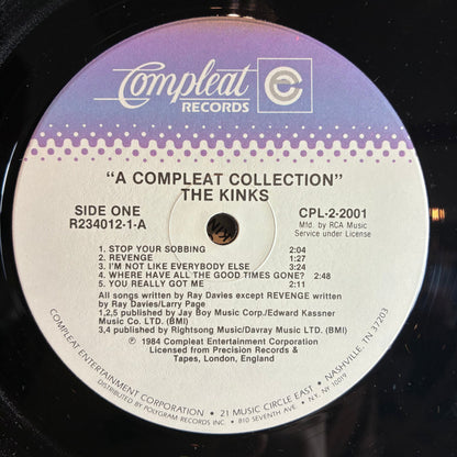 The Kinks - A Compleat Collection (2x VINYL Compleat Records ‎– CPL-2-2001) |--