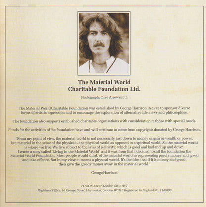 George Harrison - Living In The Material World (CD) | Near Mint (NM) Near Mint (NM)-