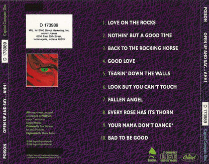 Poison (3) - Open Up And Say....Ahh! (CD) | Near Mint (NM) Excellent (EX)--