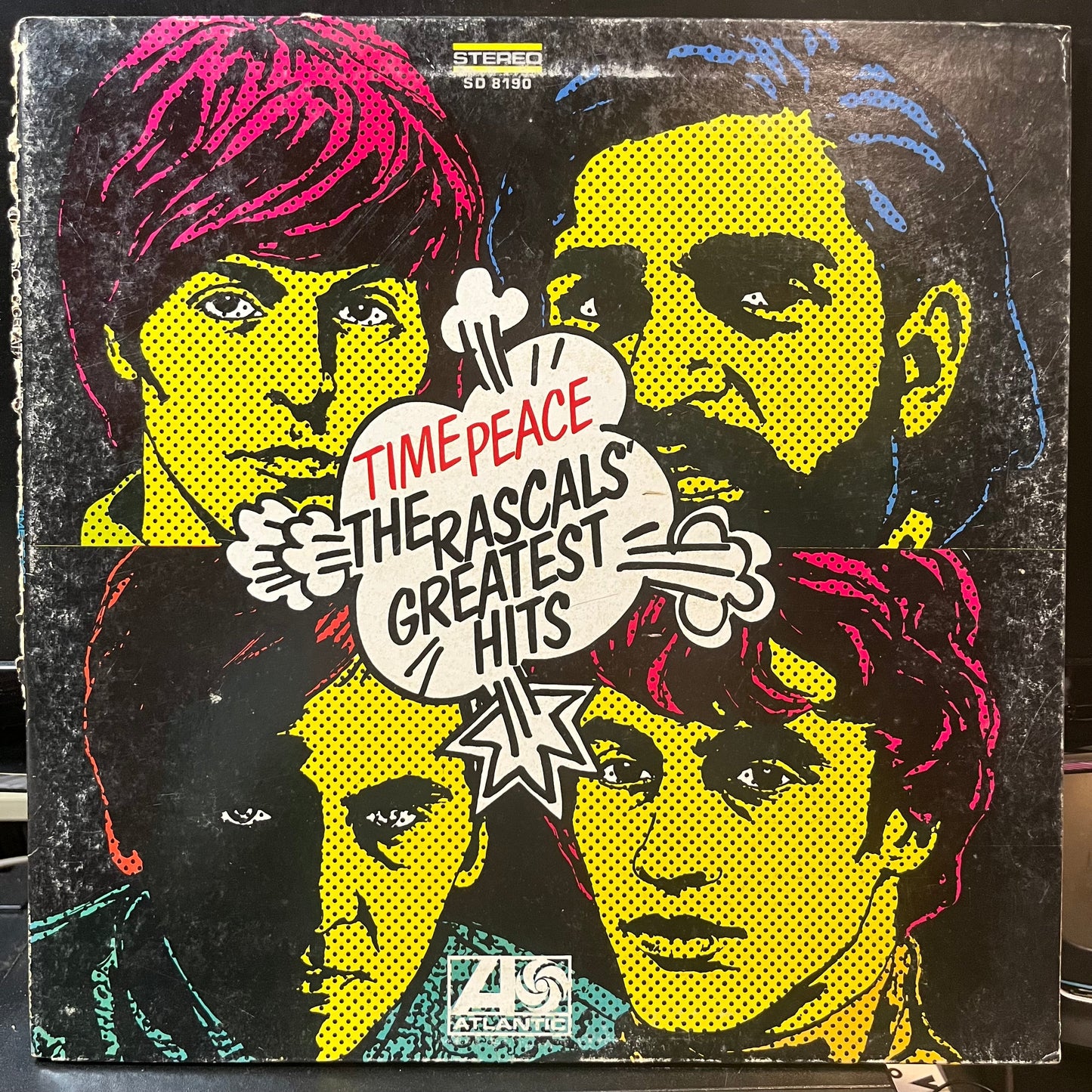 The Rascals - Time Peace: The Rascals' Greatest Hits (VINYL LP ATLANTIC SD 8190) | Near Mint (NM or M-) Very Good (VG)--