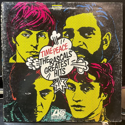 The Rascals - Time Peace: The Rascals' Greatest Hits (VINYL LP ATLANTIC SD 8190) | Near Mint (NM or M-) Very Good (VG)--