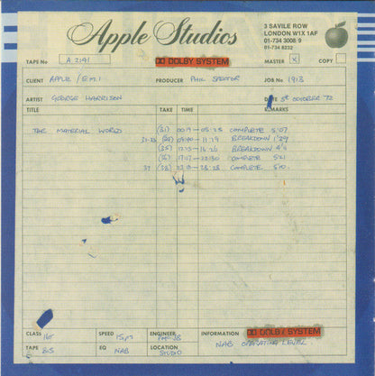 George Harrison - Living In The Material World (CD) | Near Mint (NM) Near Mint (NM)-