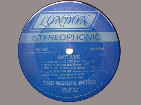 The Moody Blues - Octave (VINYL) | Near Mint (NM) Very Good Plus (VG+)-