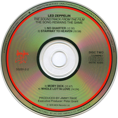 Led Zeppelin - The Soundtrack From The Film The Song Remains The Same (2xCD) | Near Mint (NM) Near Mint (NM)--