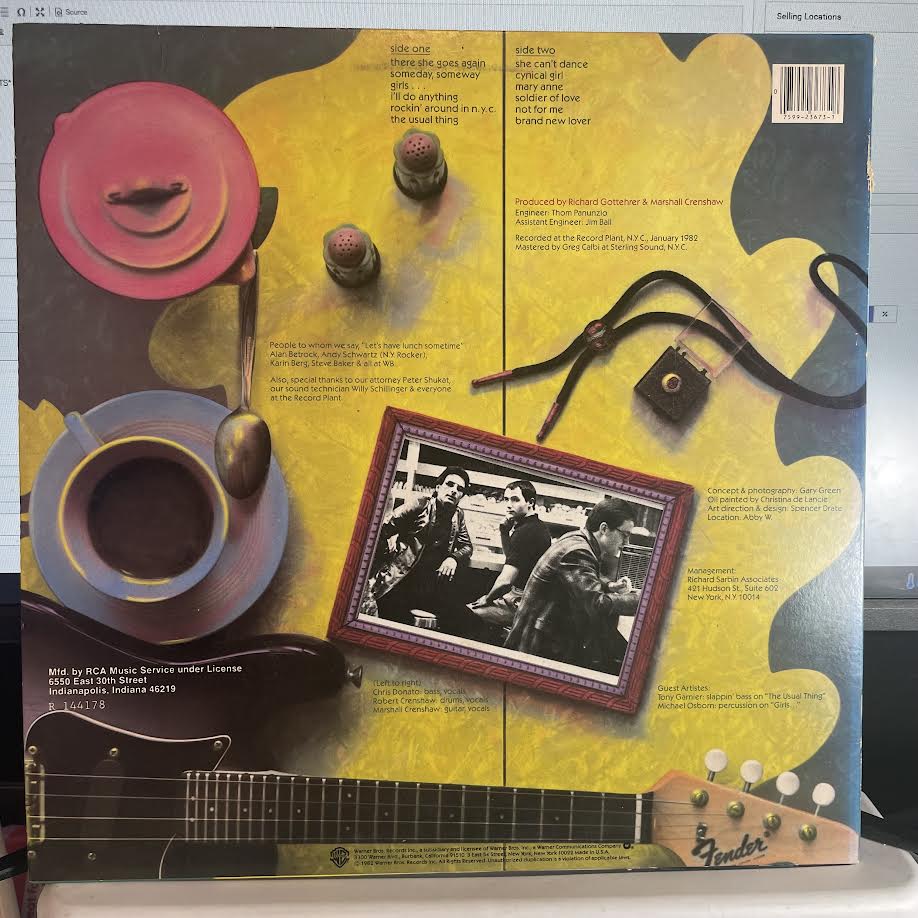 Marshall Crenshaw - Marshall Crenshaw (VINYL) | Near Mint (NM) Excellent+ (EX+)--