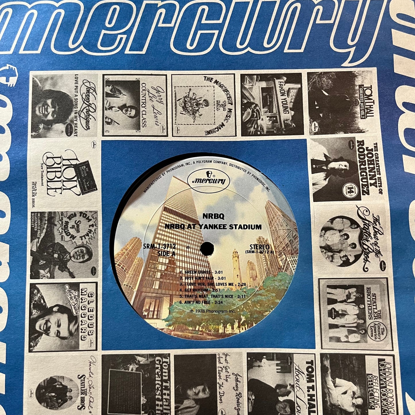 NRBQ - NRBQ At Yankee Stadium (VINYL LP MERCURY SRM-1-3712 1978) | Near Mint (NM or M-) Very Good (VG)--