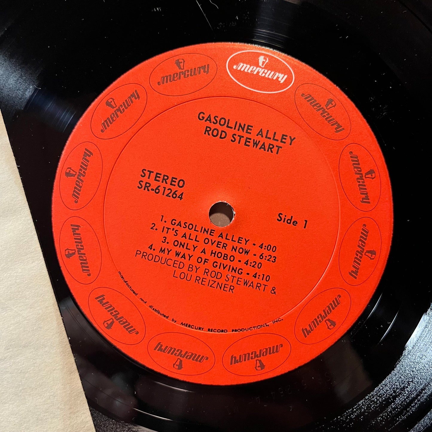 Rod Stewart - Gasoline Alley (VINYL LP MERCURY SR-61264 1970) | Near Mint (NM or M-) Very Good Plus (VG+)--