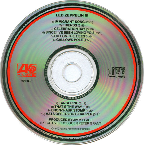 Led Zeppelin - Led Zeppelin III (CD) | Near Mint (NM or M-)--