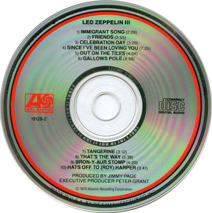 Led Zeppelin - Led Zeppelin III (CD) | Near Mint (NM or M-)--